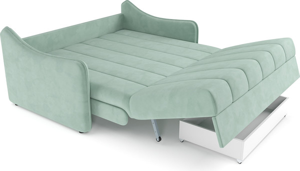 Изображение товара Диван Mebel-Ars аккордеон Давос НПБ 120x200см / M2-112-44 (Vivaldi мятный)