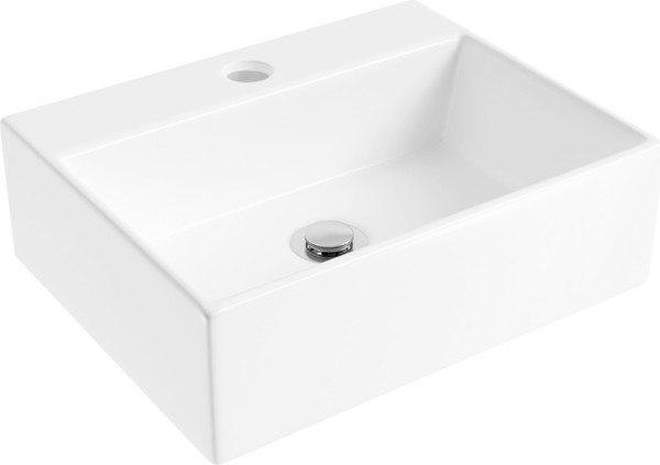 Изображение товара Умывальник со смесителем Lauter 21344 + Cascade 21СК655C с донным клапаном 21190CH (хром)