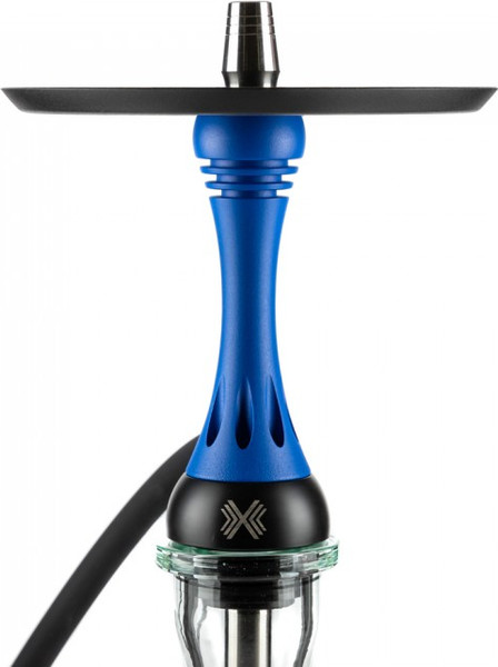 Изображение товара Шахта для кальяна Alpha Hookah Model X Blue Matte (силиконовый шланг, мундштук, диффузор)