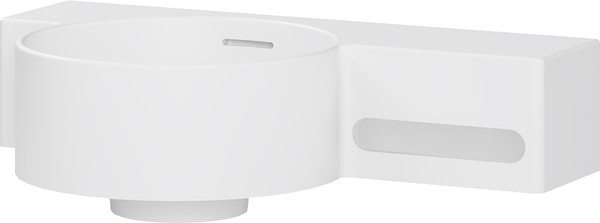 Изображение товара Умывальник Belux Аврора 550 L (18, белый матовый/Solid Surface)