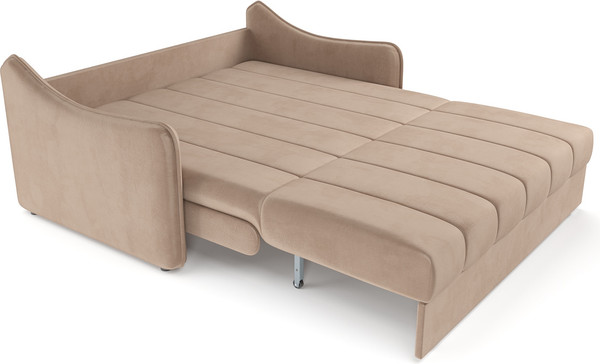 Изображение товара Диван Mebel-Ars аккордеон Давос НПБ 120x200см / M2-112-14 (бежевый кордрой)