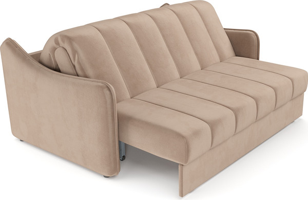 Изображение товара Диван Mebel-Ars аккордеон Давос НПБ 120x200см / M2-112-14 (бежевый кордрой)