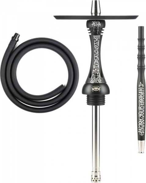 Изображение товара Шахта для кальяна Alpha Hookah Model X SS (силиконовый шланг, мундштук, диффузор)