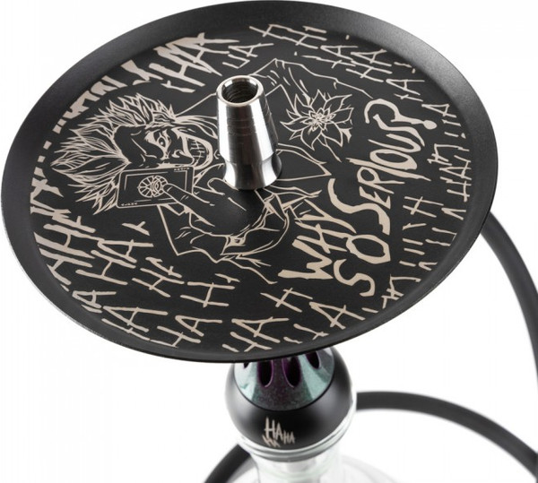 Изображение товара Шахта для кальяна Alpha Hookah Model X SS Joker (силиконовый шланг, мундштук, диффузор)