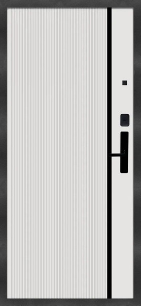 Изображение товара Входная дверь МеталЮр M9 Velluto Bianco Dircode s-11 (96x205, правая)