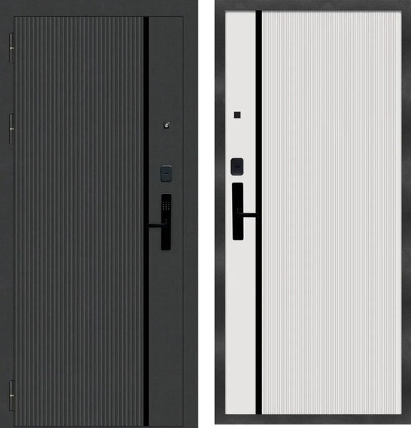 Изображение товара Входная дверь МеталЮр M9 Velluto Bianco Dircode s-11 (86x205, левая)