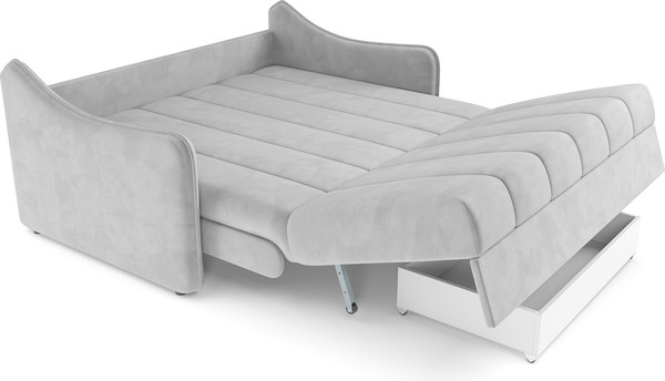 Изображение товара Диван Mebel-Ars аккордеон Давос НПБ 140x200 см / M2-113-50 (Vivaldi светло-серый)