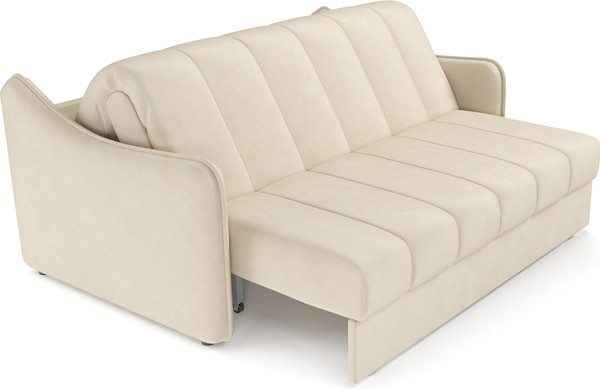 Изображение товара Диван Mebel-Ars аккордеон Давос НПБ 140x200 см / M2-113-4 (бархат бежевый Star Velvet 6 Light Beige)