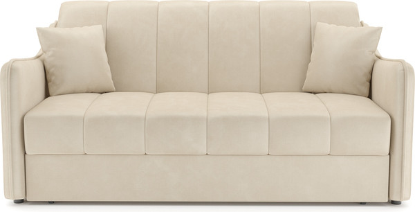 Изображение товара Диван Mebel-Ars аккордеон Давос НПБ 140x200 см / M2-113-4 (бархат бежевый Star Velvet 6 Light Beige)