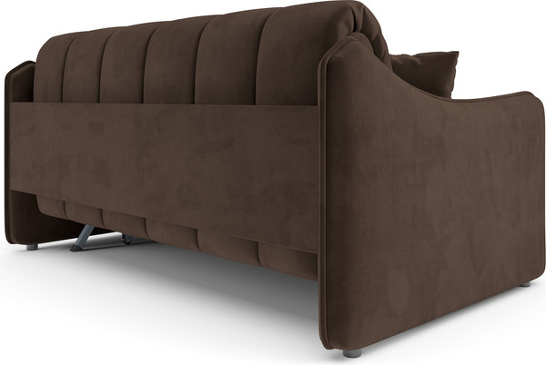 Изображение товара Диван Mebel-Ars аккордеон Давос НПБ 140x200 см / M2-113-7 (велюр молочный шоколад НВ-178/13)