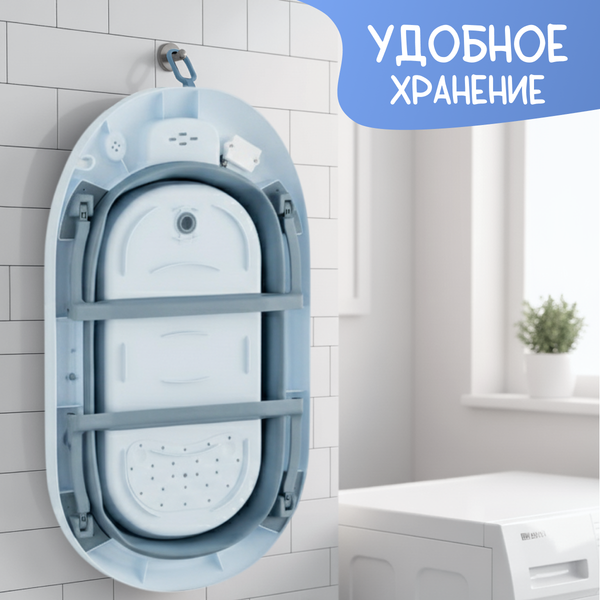 Изображение товара Ванночка детская NINO Dolphin ZZM250513-1B (синий)