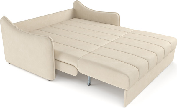 Изображение товара Диван Mebel-Ars аккордеон Давос НПБ 155x200 см / M2-114-4 (бархат бежевый Star Velvet 6 Light Beige)