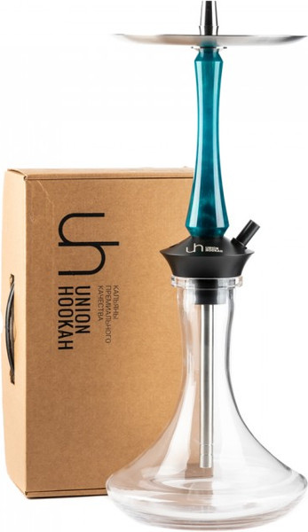 Изображение товара Шахта для кальяна Union Hookah Sleek Acryl (бирюзовый, мундштук)