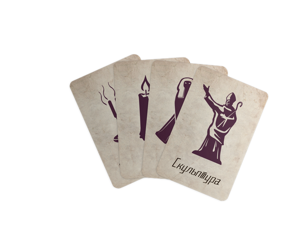 Изображение товара Набор карт для настольной игры Pandora's Box Studio Pathfinder. Предметы обст. Храм / 05PB054