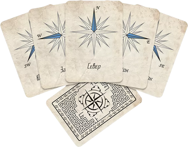 Изображение товара Набор карт для настольной игры Pandora's Box Studio DnD. Pathfinder. Стороны света / 05PB061