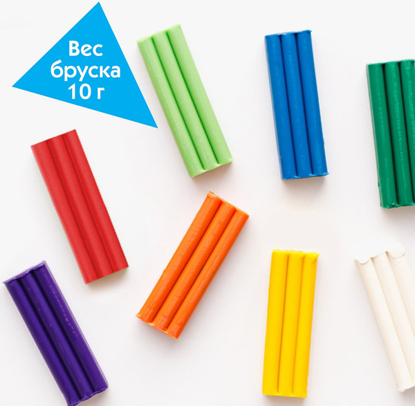 Изображение товара Пластилин Пифагор Классический / 106505 (12цв)