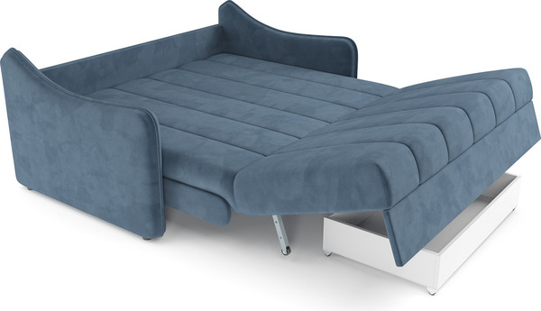 Изображение товара Диван Mebel-Ars аккордеон Давос НПБ 180x200 см / M2-115-49 (Vivaldi синий)