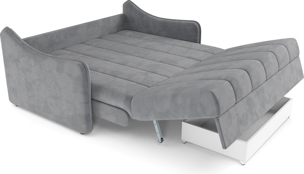 Изображение товара Диван Mebel-Ars аккордеон Давос НПБ 180x200 см / M2-115-51 (Vivaldi темно-серый)