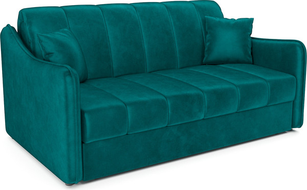 Изображение товара Диван Mebel-Ars аккордеон Давос НПБ 180x200 см / M2-115-2 (бархат сине-зеленый Star Velvet 43 Black Green)