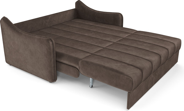 Изображение товара Диван Mebel-Ars аккордеон Давос НПБ 180x200 см / M2-115-3 (бархат шоколадный Star Velvet 60 Coffee)