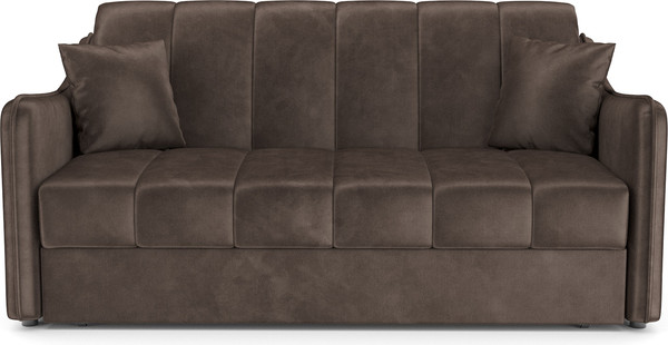 Изображение товара Диван Mebel-Ars аккордеон Давос НПБ 180x200 см / M2-115-3 (бархат шоколадный Star Velvet 60 Coffee)