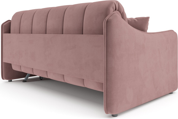 Изображение товара Диван Mebel-Ars аккордеон Давос НПБ 180x200 см / M2-115-6 (велюр пудра НВ-178/18)