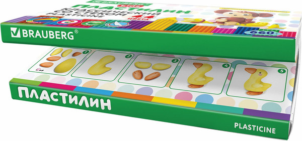 Изображение товара Пластилин Brauberg Kids классический / 106679 (44цв)