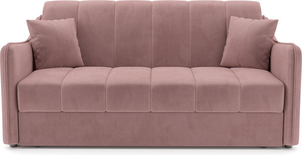 Изображение товара Диван Mebel-Ars аккордеон Давос ППУ 155x200 см / M2-110-6 (велюр пудра НВ-178/18)