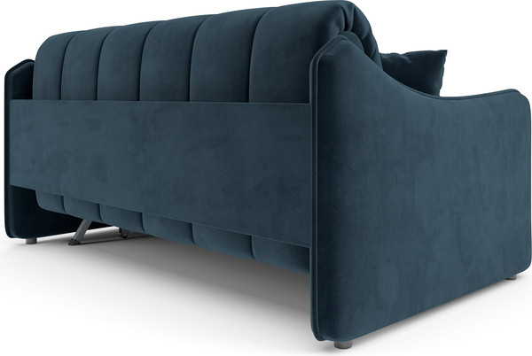 Изображение товара Диван Mebel-Ars аккордеон Давос ППУ 155x200 см / M2-110-11 (темно-синий Luna 034)