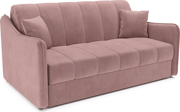 Изображение товара Диван Mebel-Ars аккордеон Давос ППУ 180x200 см / M2-111-6 (велюр пудра НВ-178/18)