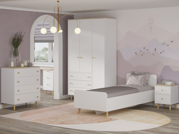 Изображение товара Комод Премиум Рико (белый/дуб сонома)