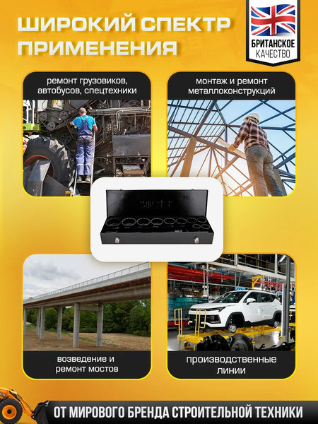 Изображение товара Универсальный набор инструментов JCB JCB-8141-9MPB (65112)