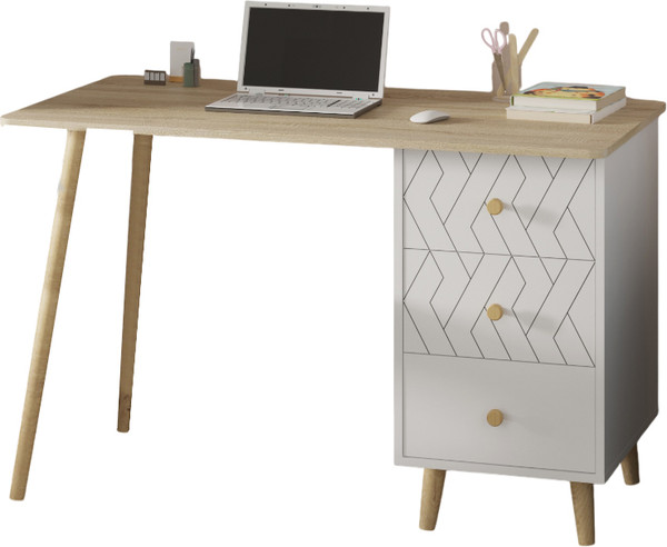 Изображение товара Письменный стол Премиум Рико (белый/дуб сонома)