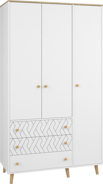 Изображение товара Шкаф Премиум Рико 1200 (белый/дуб сонома)