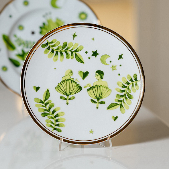 Изображение товара Тарелка закусочная (десертная) Bitossi Fabula / FTB01014 (райский сад)