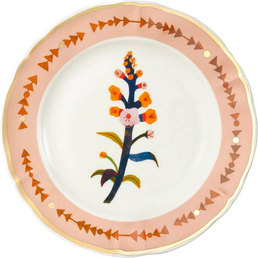 Изображение товара Тарелка столовая обеденная Bitossi Botanica / BOT00102 (буквица)