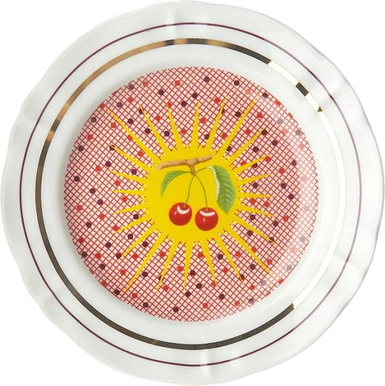 Изображение товара Тарелка столовая обеденная Bitossi Bel Paese / BEL00022 (вишня)