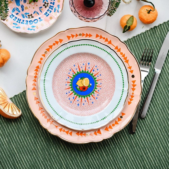 Изображение товара Тарелка столовая обеденная Bitossi Bel Paese / BEL00023 (лимон)