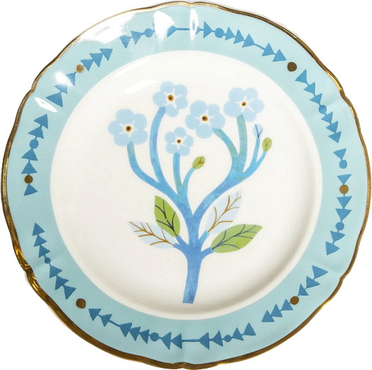 Изображение товара Тарелка столовая обеденная Bitossi Botanica / BOT00202 (маргаритка)