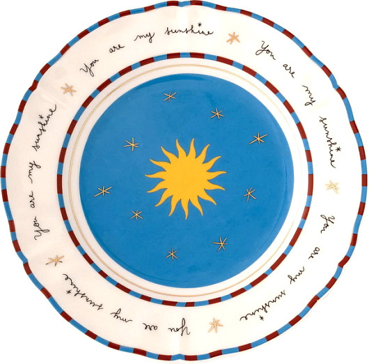 Изображение товара Тарелка столовая обеденная Bitossi Il Frutto Della Passione / PAN01021 (солнце)