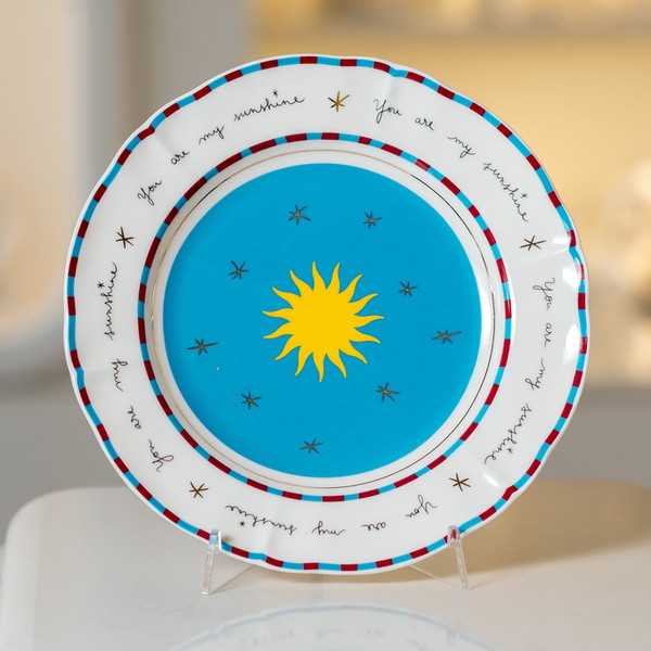 Изображение товара Тарелка столовая обеденная Bitossi Il Frutto Della Passione / PAN01021 (солнце)