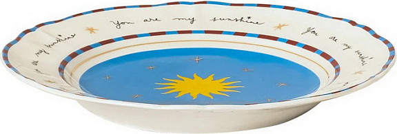 Изображение товара Тарелка столовая обеденная Bitossi Il Frutto Della Passione / PAN01021 (солнце)