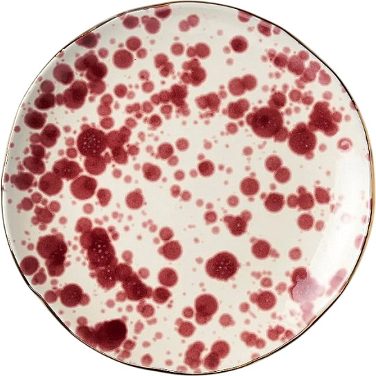 Изображение товара Тарелка столовая обеденная Bitossi Pois / FTB00644 (розовый)