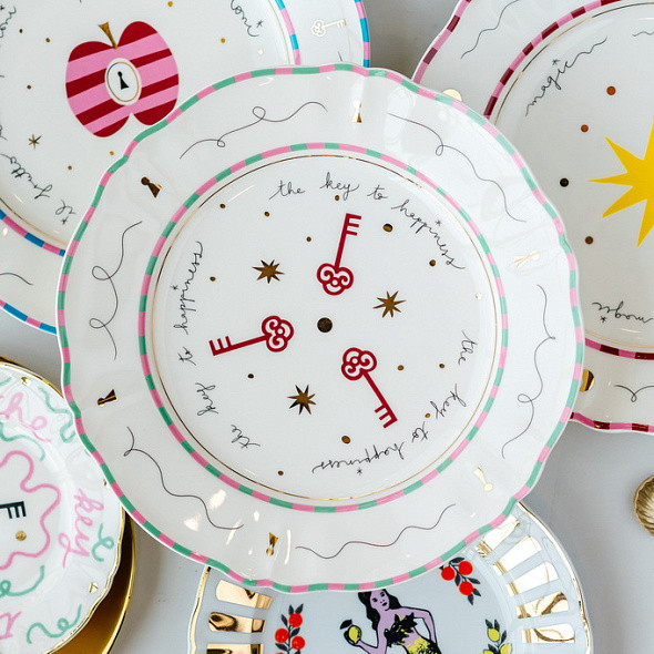 Изображение товара Тарелка столовая глубокая Bitossi Il Frutto Della Passione PAN01003 (ключи)