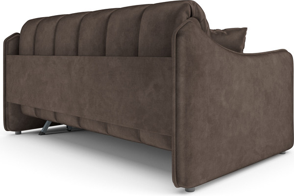 Изображение товара Диван Mebel-Ars аккордеон Давос ППУ 140x200 см / M2-109-3 (бархат шоколадный Star Velvet 60 Coffee)