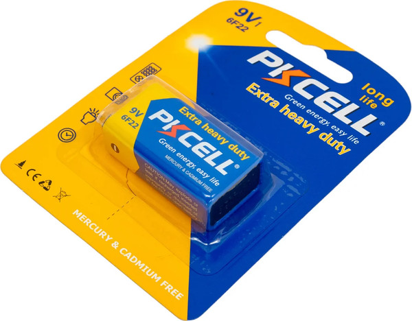 Изображение товара Батарейка Pkcell 6F22-1B