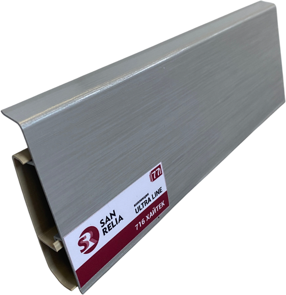 Изображение товара Плинтус Sanrelia Ultra Line 716 Хайтек 2.2м