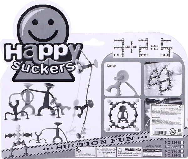 Изображение товара Конструктор Sima-Land Веселые присоски 886E / 9950036 (8эл)