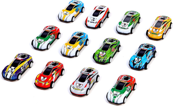 Изображение товара Набор игрушечных автомобилей Автоград Безумные гонки / 10621102 (50шт)