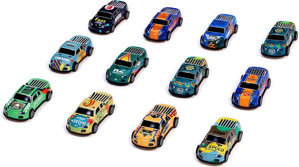 Изображение товара Набор игрушечных автомобилей Автоград Безумные гонки / 10621102 (50шт)